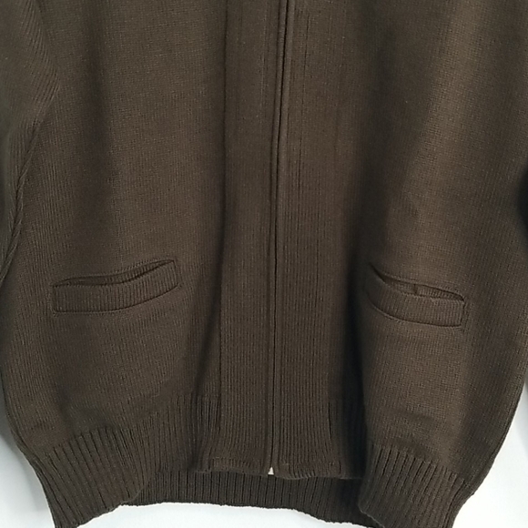 COBMEX Brown Zip Sweater Jacket XS - Picture 2 of 8
